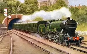 Steam Locomotive Engine Prints: Bournemouth Express