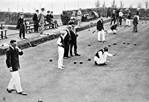 Bowling Match between England and Scotland, 1916 Bowling Match between England and Scotland, 1916
