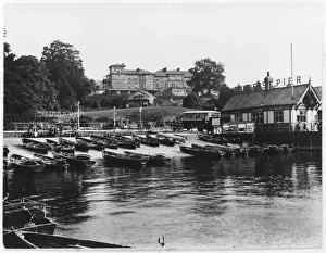 Bowness-On-Windermere Print: The Belsfield Hotel and Lake