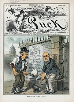 Puck Magazine Illustrations Online Prints: Another boycott