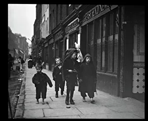 Four boys in a street in the East End of London Four boys in a street in the East End of London