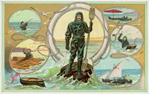 Earls Court London Prints: Boytons Water Show / Suit