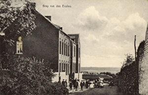 Bray-sur-Seine, France - Rue des Ecoles Bray-sur-Seine, France - Rue des Ecoles