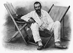 Pierre Savorgnan De Brazza Prints: Brazza in Deckchair