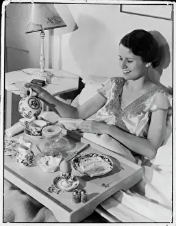 Breakfast In Bed Prints: Breakfast in Bed 1930S