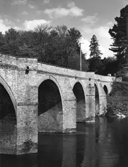 England Transport History Prints: Bredwardine Bridge
