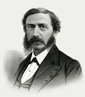 Bret Harte Print - American Writer 1836-1902
