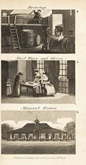 Brewing, steel ware and gloves, and a mineral waters Brewing, steel ware and gloves, and a mineral waters