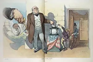 Puck Magazine Illustrations Online Prints: Bribe takers both