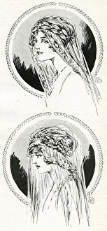 Bridal headdresses and veils 1912 Bridal headdresses and veils 1912