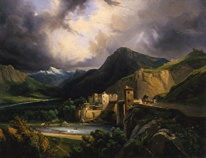 The Bridge at Crevola, by Jean-Charles-Joseph Remond The Bridge at Crevola, by Jean-Charles-Joseph Remond
