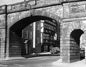 England Historic Buildings Prints: Bridgegate, Chester