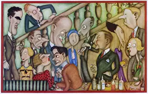 At a Bright Young Party Print, 1930