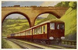 The Brighton Belle Print: London to Brighton Electric Pullman Express