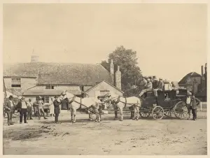 Lowfield Heath Coach Print, 19th Century