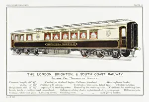 British Rail History Prints: Brighton Pullman Car