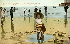 Brighton Seaside Prints: Brighton Sands