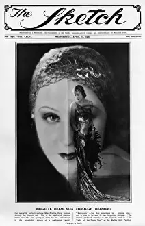 Metropolis Prints: Brigitte Helm sees through herself Print, 1929