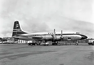 Bristol Britannia 102 G-ANBA BOAC Singapore 1957 Bristol Britannia 102 G-ANBA BOAC Singapore 1957