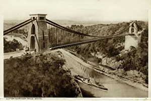 Bristol - The Clifton Suspension Bridge over the Avon Gorge Bristol - The Clifton Suspension Bridge over the Avon Gorge