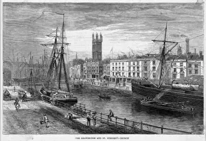 English Historic Landmarks Prints: Bristol Drawbridge