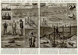 Britains frogmen divers by G. H. Davis Britains frogmen divers by G. H. Davis