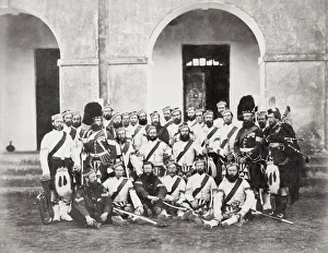 British army in India - NC officers 93rd Highlanders 1864 British army in India - NC officers 93rd Highlanders 1864