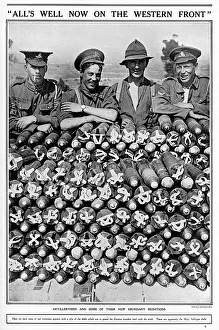 British artillery men with shells, WW1 British artillery men with shells, WW1