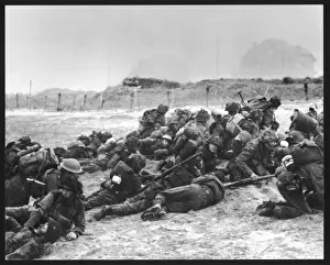 Normandy Landings 1944 Prints: British on Beach
