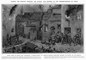 British and Germans fighting in vicinity of Ypres, 1914 British and Germans fighting in vicinity of Ypres, 1914
