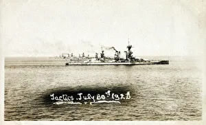 British Naval Manoeuvres off Moda, Turkey - Vessels involved were The HMS Iron Duke, The HMS Benbow British Naval Manoeuvres off Moda, Turkey - Vessels involved were The HMS Iron Duke, The HMS Benbow