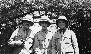 British officers on convalescent leave in Nairobi, WW1 British officers on convalescent leave in Nairobi, WW1