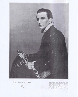 The British silent film actor John Stuart in his role of Geo The British silent film actor John Stuart in his role of Geo
