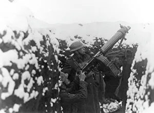 British soldiers in trench, Oppy-Gavrelle line, France, WW1 British soldiers in trench, Oppy-Gavrelle line, France, WW1