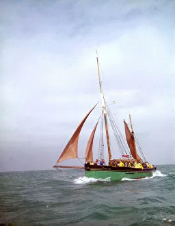 Brixham fishing trawler, Provident, at sea Brixham fishing trawler, Provident, at sea