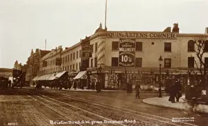 Brixton Road viewed from Gresham Road, circa 1900 Print