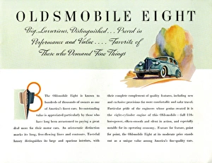 Brochure illustration, Oldsmobile Eight Brochure illustration, Oldsmobile Eight