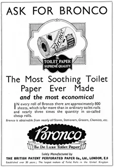 bronco, toilet, paper, advertisement bronco, toilet, paper, advertisement
