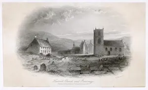 Haworth Church and Parsonage Print