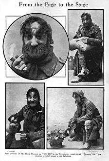 Bruce Bairnsfather. Harry Thurston as Old Bill at the Palla Bruce Bairnsfather. Harry Thurston as Old Bill at the Palla