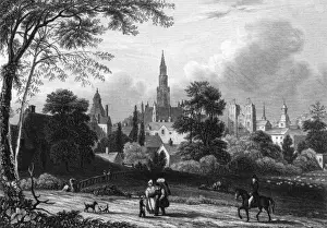 Brussels Street Scene Prints: Brussels c. 1835