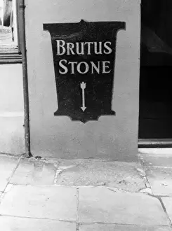 Devon Street Scene Prints: The Brutus Stone