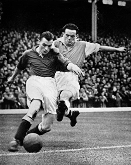 Bryn Jones Tackling Gillick, Arsenal vs. Everton, 1938 Bryn Jones Tackling Gillick, Arsenal vs. Everton, 1938