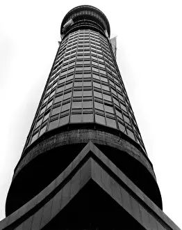 Late 1960s Print of the BT Tower in London