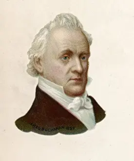 JAMES BUCHANAN Print, 1880