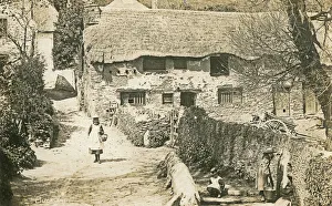 Buckland, Devon - pretty village scene Buckland, Devon - pretty village scene