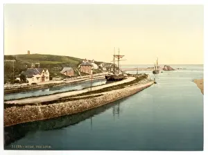 Historical Cornwall Images Prints: Bude, the lock, Cornwall, England