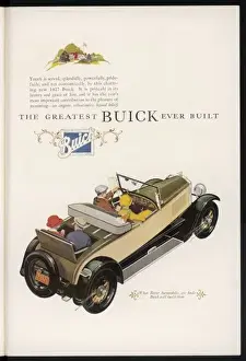 Buick Prints: 1927 Buick Convertible Print