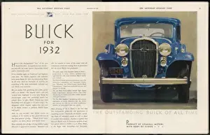 Buick Prints: 1932 Buick Print - The Eight with Everything