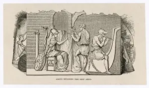 Jason And The Argonauts Prints: Building the Argo